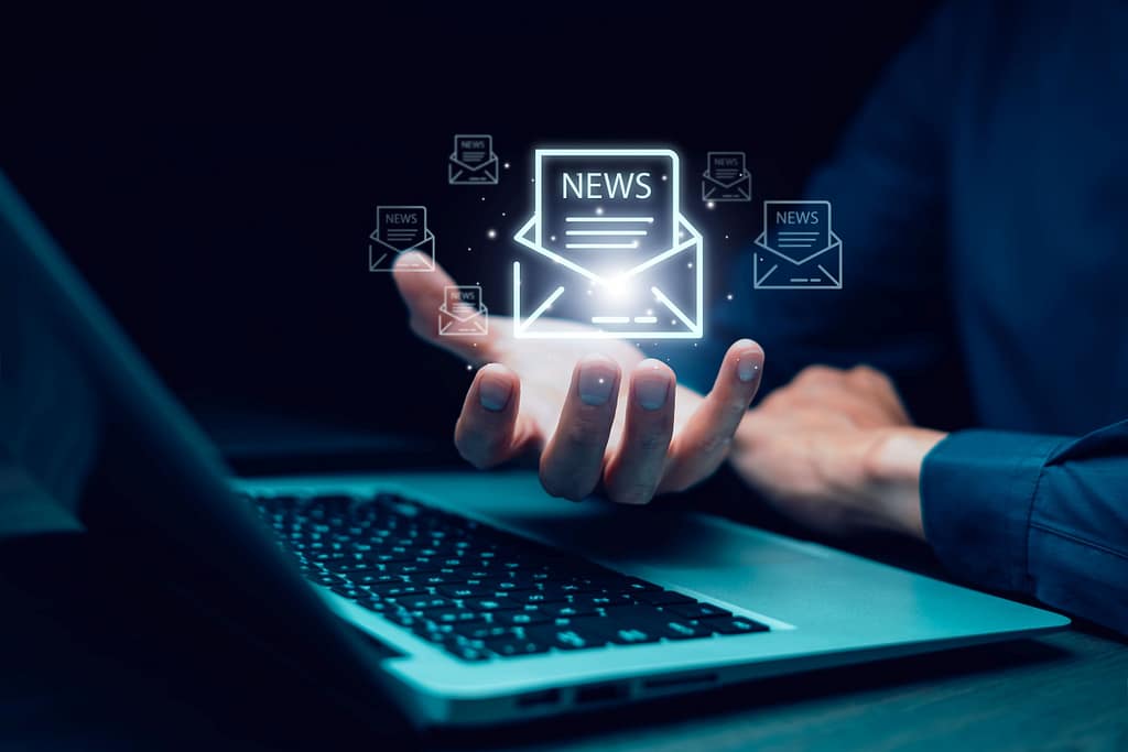 Newsletter Service von corvus WebSEO, versende an deine Kunden interessante Newsletter